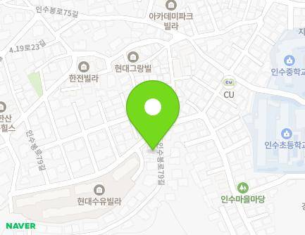 서울특별시 강북구 인수봉로79길 75-4 (수유동) 지도