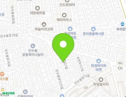 서울특별시 강북구 삼양로117길 49-10 (수유동) 지도