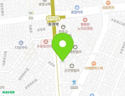 서울특별시 강북구 삼양로 328-1 (수유동) 지도