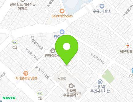 서울특별시 강북구 한천로144길 23-20 (수유동) 지도