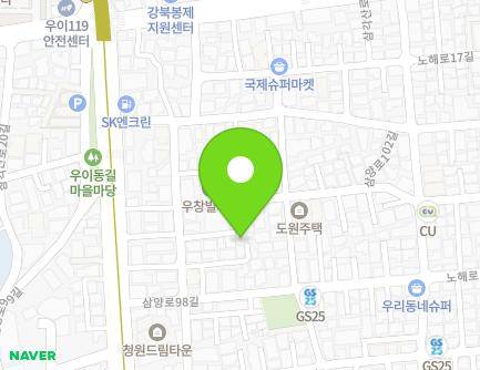 서울특별시 강북구 삼양로98가길 4-13 (수유동) 지도