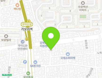 서울특별시 강북구 삼각산로 122-5 (수유동) 지도