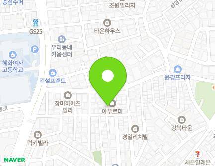 서울특별시 강북구 인수봉로32길 22-5 (수유동) 지도