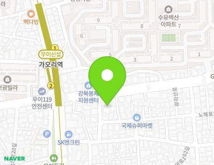 서울특별시 강북구 삼각산로 122-3 (수유동) 지도