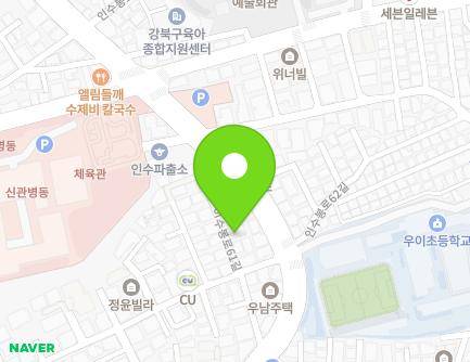 서울특별시 강북구 인수봉로61길 6-6 (수유동) 지도