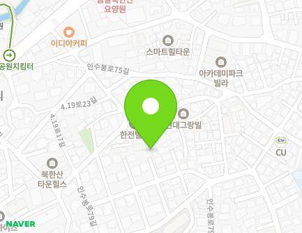 서울특별시 강북구 인수봉로79다길 16-7 (수유동) 지도