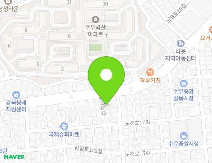 서울특별시 강북구 삼각산로 136-3 (수유동) 지도