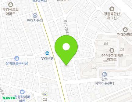 서울특별시 강북구 삼양로118길 7-27 (수유동) 지도