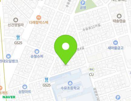 서울특별시 강북구 삼양로80길 35-4 (수유동) 지도