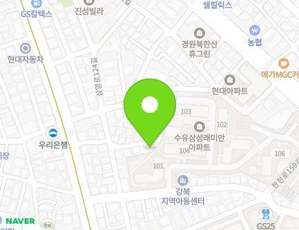 서울특별시 강북구 삼양로122길 20-1 (수유동) 지도