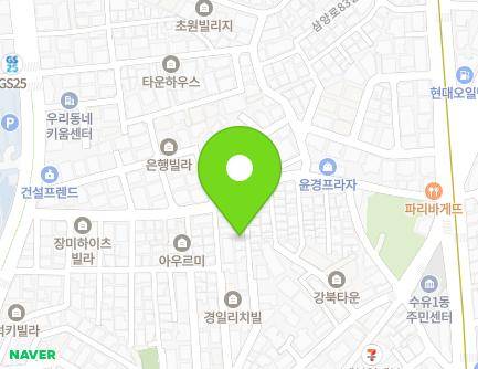 서울특별시 강북구 삼양로79길 35-8 (수유동) 지도