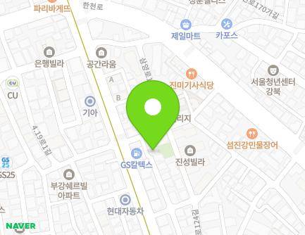 서울특별시 강북구 삼양로126길 5-16 (수유동) 지도