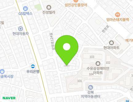 서울특별시 강북구 삼양로122길 15-1 (수유동) 지도