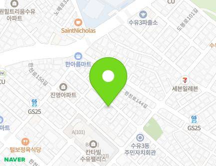 서울특별시 강북구 도봉로95길 63 (수유동) 지도