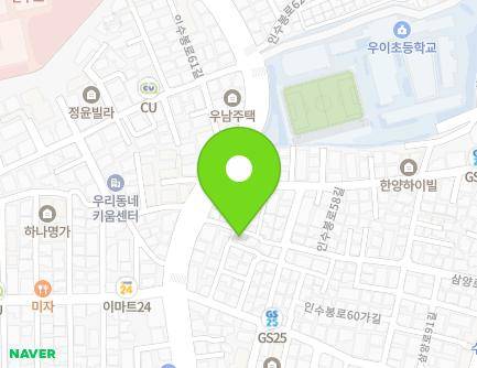 서울특별시 강북구 인수봉로52가길 35-10 (수유동) 지도