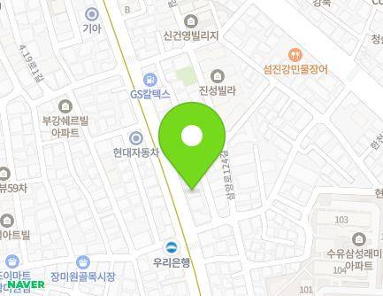 서울특별시 강북구 삼양로 472 (수유동) 지도