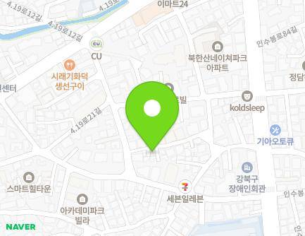 서울특별시 강북구 인수봉로81길 11-37 (수유동) 지도