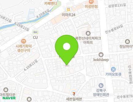 서울특별시 강북구 인수봉로81길 23-5 (수유동) 지도