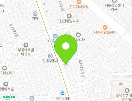 서울특별시 강북구 삼양로 474-1 (수유동) 지도