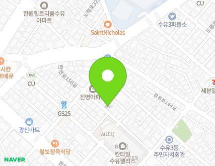 서울특별시 강북구 한천로144길 23-24 (수유동) 지도