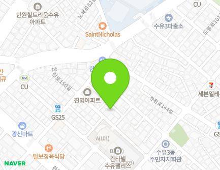 서울특별시 강북구 한천로148길 28-14 (수유동) 지도