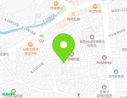 서울특별시 강북구 인수봉로81길 27 (수유동) 지도