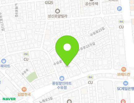 서울특별시 강북구 수유로 65-6 (수유동) 지도