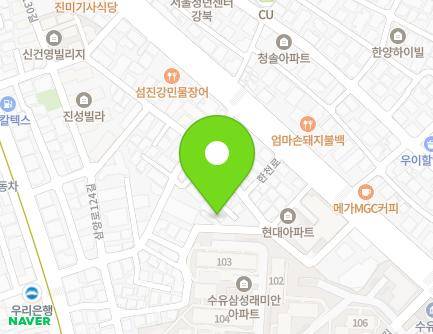 서울특별시 강북구 한천로161길 27-6 (수유동) 지도