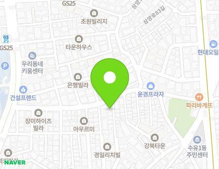 서울특별시 강북구 삼양로79길 35-4 (수유동) 지도