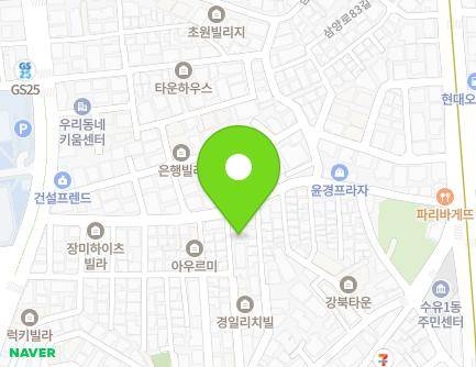 서울특별시 강북구 삼양로79길 39-3 (수유동) 지도