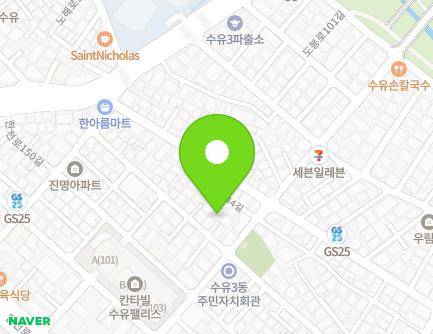 서울특별시 강북구 도봉로95길 52-3 (수유동) 지도