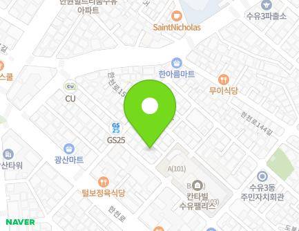 서울특별시 강북구 한천로148길 16-10 (수유동) 지도