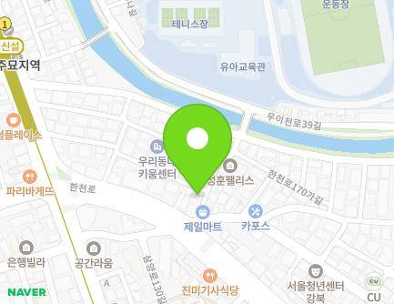 서울특별시 강북구 한천로170길 1-3 (수유동) 지도