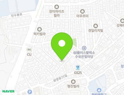 서울특별시 강북구 인수봉로28길 32-6 (수유동) 지도