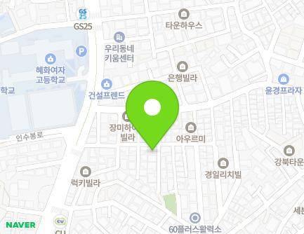 서울특별시 강북구 인수봉로30길 22-2 (수유동) 지도