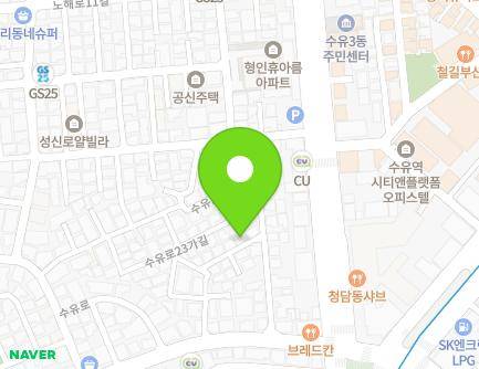 서울특별시 강북구 수유로23길 17-4 (수유동) 지도