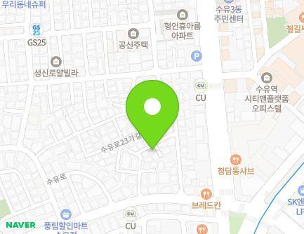 서울특별시 강북구 수유로23길 17-13 (수유동) 지도