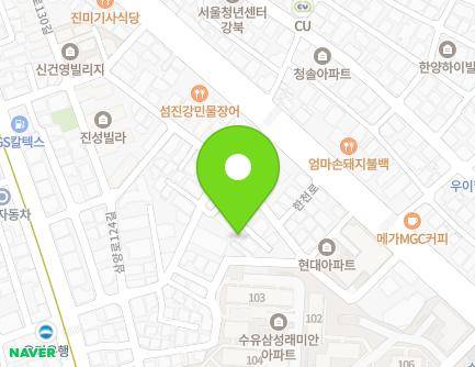 서울특별시 강북구 한천로161길 27-10 (수유동) 지도