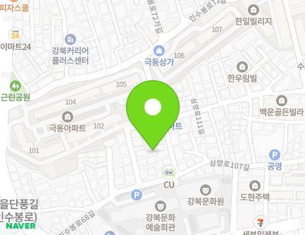 서울특별시 강북구 인수봉로68길 25-22 (수유동) 지도