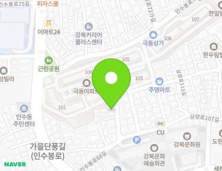 서울특별시 강북구 인수봉로68길 19-27 (수유동) 지도