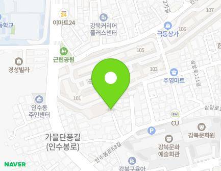 서울특별시 강북구 인수봉로68길 15-10 (수유동) 지도