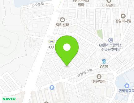 서울특별시 강북구 인수봉로28가길 24 (수유동) 지도