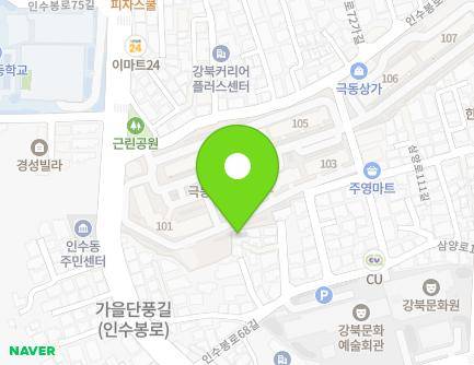 서울특별시 강북구 인수봉로68길 19-19 (수유동) 지도