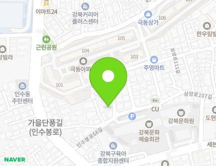 서울특별시 강북구 인수봉로68길 19-3 (수유동) 지도