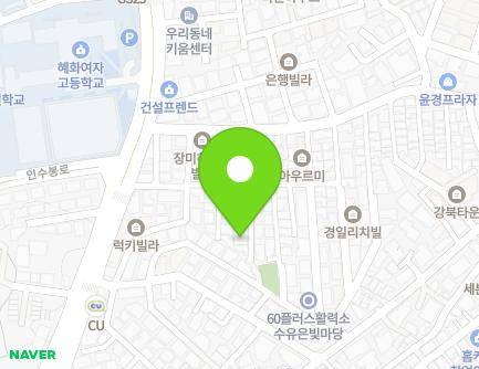 서울특별시 강북구 인수봉로30길 22-10 (수유동) 지도