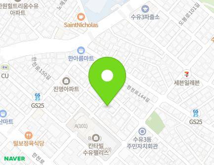 서울특별시 강북구 도봉로95길 63-5 (수유동) 지도