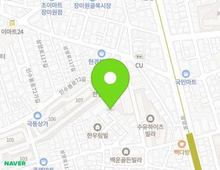 서울특별시 강북구 삼양로111가길 11-4 (수유동) 지도