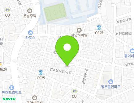 서울특별시 강북구 인수봉로60가길 20-5 (수유동) 지도