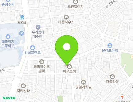 서울특별시 강북구 인수봉로32길 22-3 (수유동) 지도