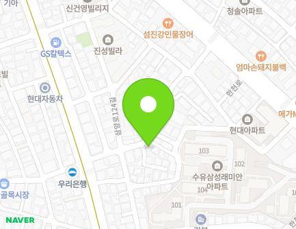 서울특별시 강북구 삼양로124길 14-1 (수유동) 지도